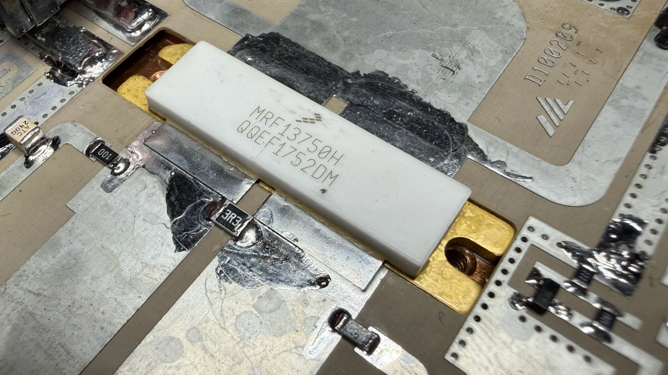 Transistor NXP-Motorola-Freescale in an amplifier
